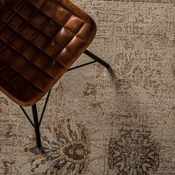 Tappeto in viscosa Anka naturale, 290 x 200 x 1 cm