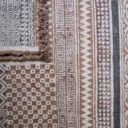 Tapis en coton multicolore, 180 x 120 cm | Azulik