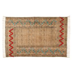 Flerfärgad bomullsmatta, 180 x 120 cm | huaya