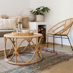 Flerfärgad bomullsmatta, 180 x 120 cm | huaya