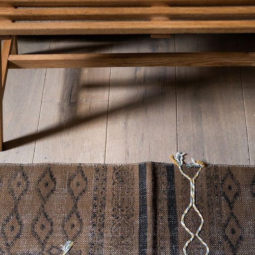 Tapis en coton multicolore, 180 x 120 cm | Kalahari