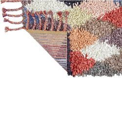 Alfombra de Algodón Orgánico Multicolor 70x140 cm