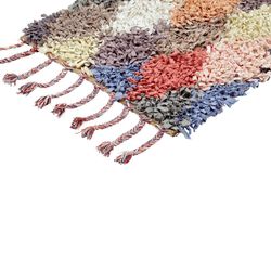 Alfombra de Algodón Orgánico Multicolor 70x140 cm