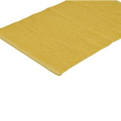 Alfombra de Algodón Reciclado Amarillo 60x90 cm