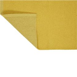 Alfombra de Algodón Reciclado Amarillo 60x90 cm