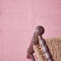Pfingstrose aus recyceltem Baumwollteppich, 60x90 cm