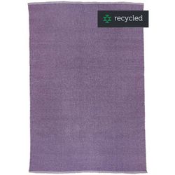 Recycled cotton rug purple, 60x90 cm
