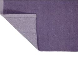 Recycled cotton rug purple, 60x90 cm
