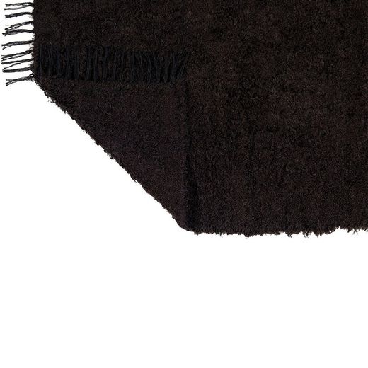 Alfombra de Lino Reciclado Marrón 70x140 cm