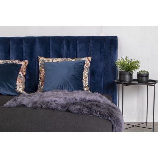 Lambskin rug in grey, 85 x 50 x 5 cm | Lambskin