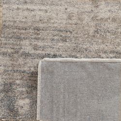Viscose vloerkleed in bruin, 340 x 240 x 1 cm | Tanit
