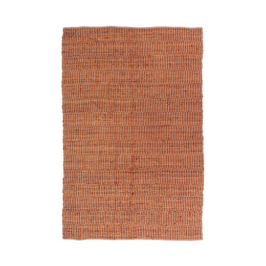 Alfombra de yute en marrón, 300 x 200 x 1 cm | Kalhid