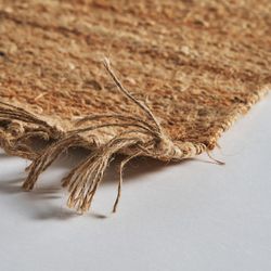 Tapete de juta natural, 350 x 240 x 1 cm | Elgin