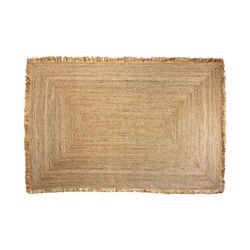 Kisai Beige Jute Rug, 320x212x1cm