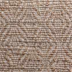 Jute and cotton rug in beige, 310 x 200 x 1 cm | Aliena
