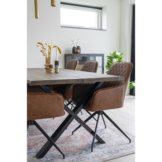 Rektangulär chenillematta i orange, 230 x 160 x 1 cm | Havanna