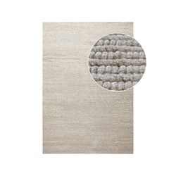 Tapete retangular de lã marfim, 230 x 160 x 1 cm | Mandy