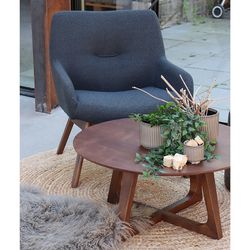 Rund jutematta i natur, 150 x 150 x 1 cm | Bombay