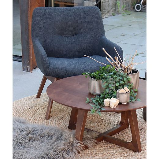 Rund jutematta i natur, 150 x 150 x 1 cm | Bombay