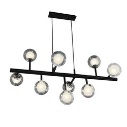 ALTAIS-Plafonnier N / Cr Dimmable, 54x92x50 cm