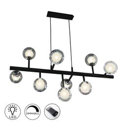 ALTAIS-Plafonnier N / Cr Dimmable, 54x92x50 cm