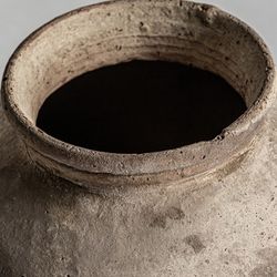 Terrakotta amfora i beige, Ø 36 x 38 cm | Phelles