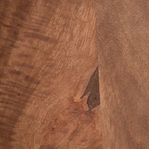 Aparador alto em madeira de mangueira castanha, 88 x 37 x 109 cm