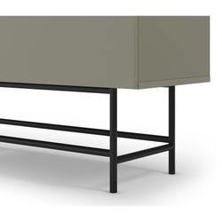 Living room set consisting of a tall sideboard and TV stand in green | Eldia