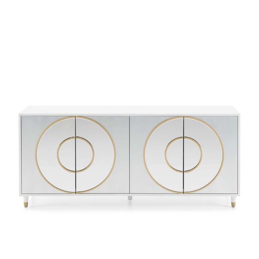 Kredens biały, 180x45x80 cm