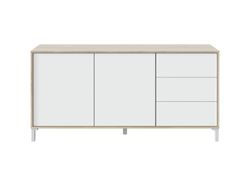 Natural/white wood sideboard, 154x41x74 cm | BROOKLYN