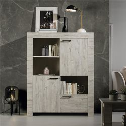 Buffet Cubo Michigan en bois plaqué110x42x140