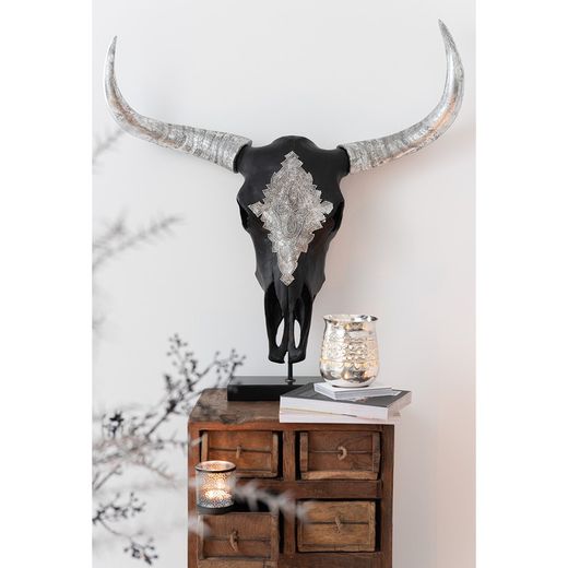 Brown Raw Wood 12-Drawer Sideboard, 37'5x34x82'5 cm