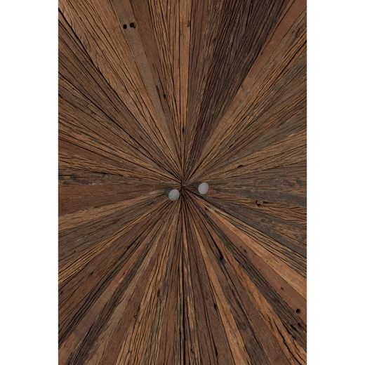 Komoda 2-Drzwiowa z Drewna Shanil Szary/Naturalny, 90x40x160 cm