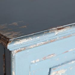 Kredens niebieski świerk, 90 x 35 x 86 cm | Osani