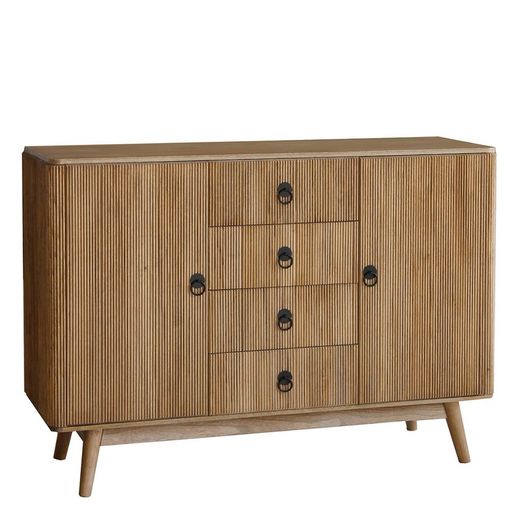 Aparador de madera, 120x40x86,5 cm