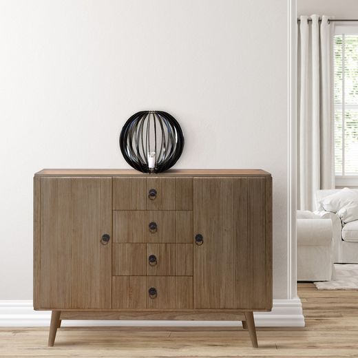 Hall complet en bois de Paulownia, 3 pièces