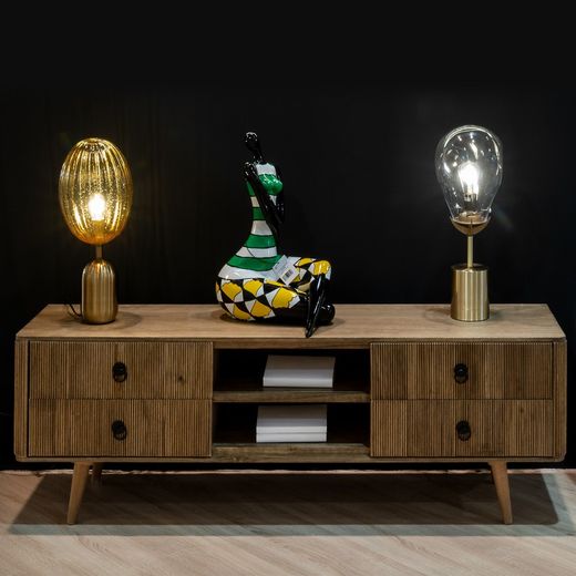 Hall complet en bois de Paulownia, 3 pièces