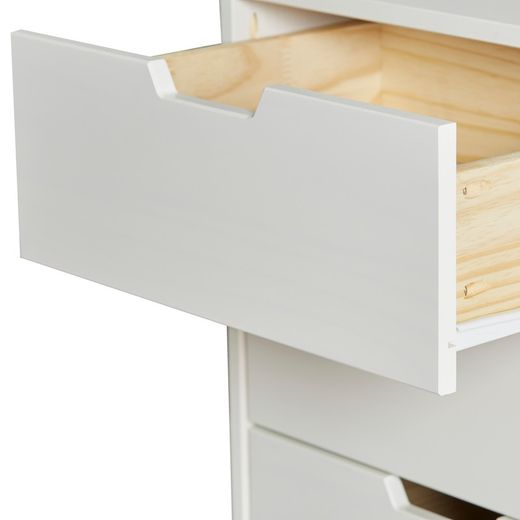 Komplettes Wohnzimmer in Weißkiefernholz, 3-teilig