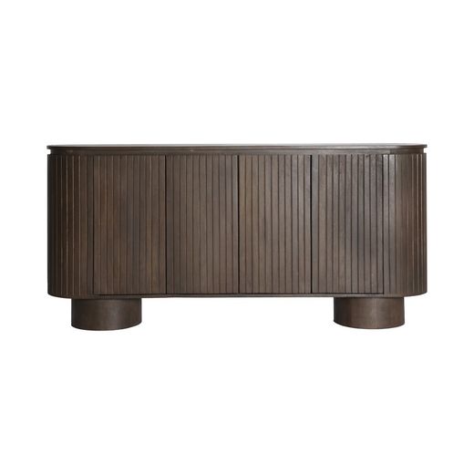 Buffet en bois de manguier marron, 180 x 40 x 85 cm | Kolga