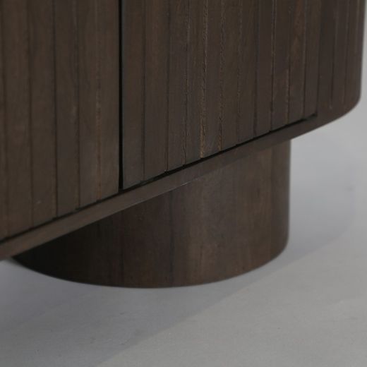 Buffet en bois de manguier marron, 180 x 40 x 85 cm | Kolga