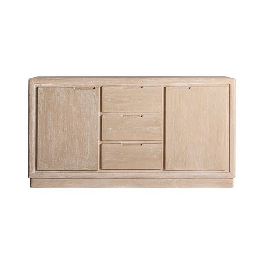 Buffet en bois de manguier marron clair, 150 x 38 x 80 cm | Werlé