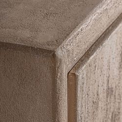 Buffet en bois de manguier marron clair, 150 x 38 x 80 cm | Werlé