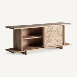 Aparador de madera de mango en marrón claro, 220 x 54 x 73 cm | Jacquard
