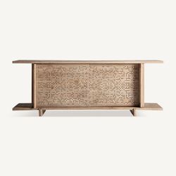 Aparador de madera de mango en marrón claro, 220 x 54 x 73 cm | Jacquard