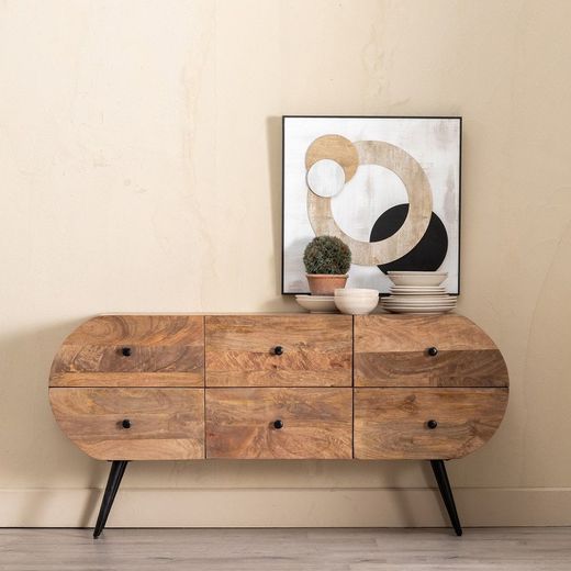 Living room set consisting of sideboard, TV unit and coffee table | Livu