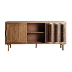 Mango wood sideboard in natural, 170 x 40 x 82 cm | Trevoux