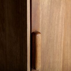 Mango wood sideboard in natural, 170 x 40 x 82 cm | Trevoux