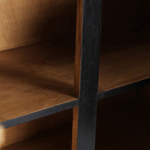 Aparador de madera de mindi en color natural, 170 x 40 x 75 cm | Osby