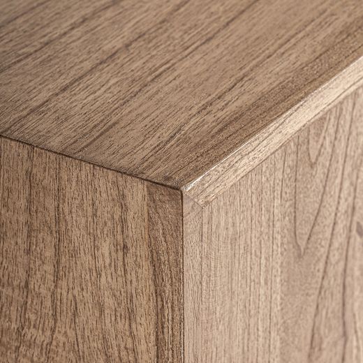 Aparador de madera de mindi en color natural, 180 x 42 x 78 cm | Nyry