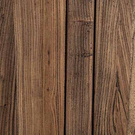 Aparador de madera de olmo en marrón, 280 x 48 x 97 cm | Norvik